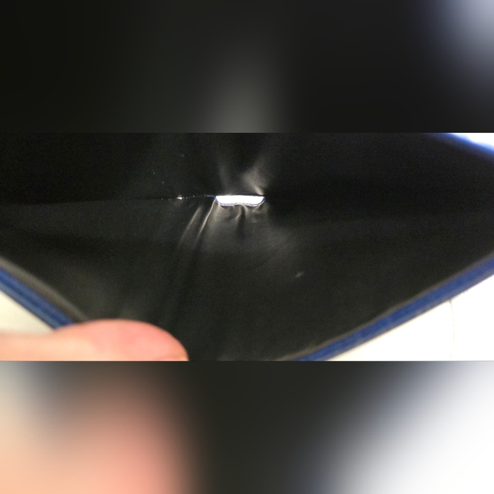 EUC Loewe Textured Navy Leather Wallet - Picture 9 of 13
